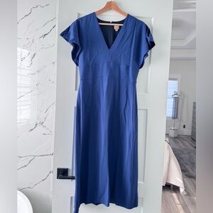Boss Royal Blue Midi Dress